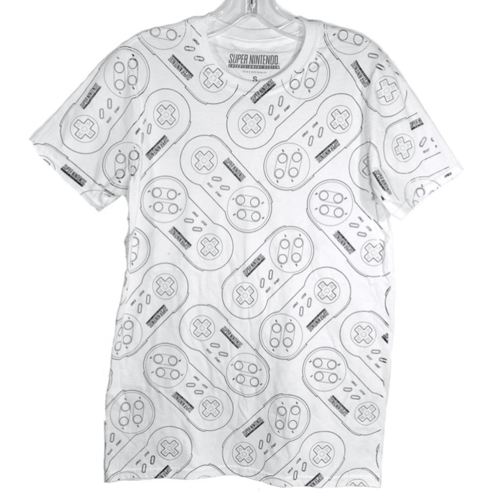 New Nintendo Snes Controller Men’s Shirt Small View 5